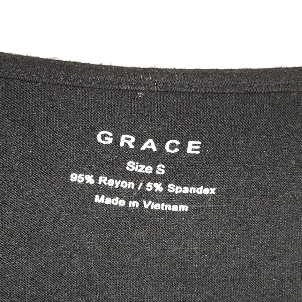 Form Fitting Black Shirt